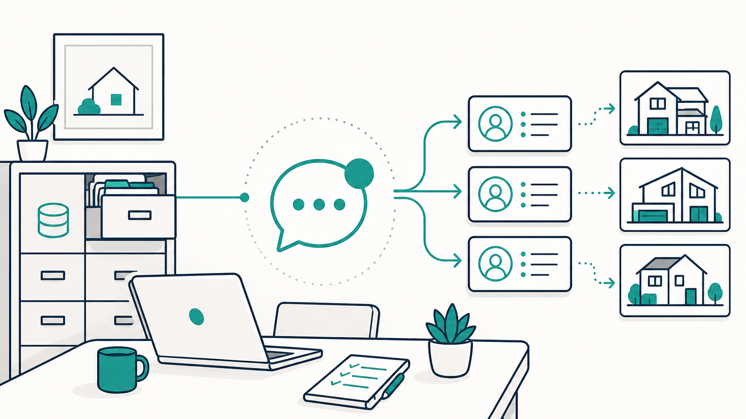 Software para inmobiliarias en España: CRM y agente conversacional
